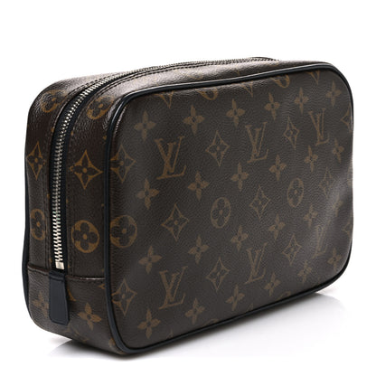 Louis Vuitton Monogram Macassar Toilet Pouch GM 3 of 7