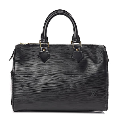 Louis Vuitton Epi Speedy 25 Black 1 of 19