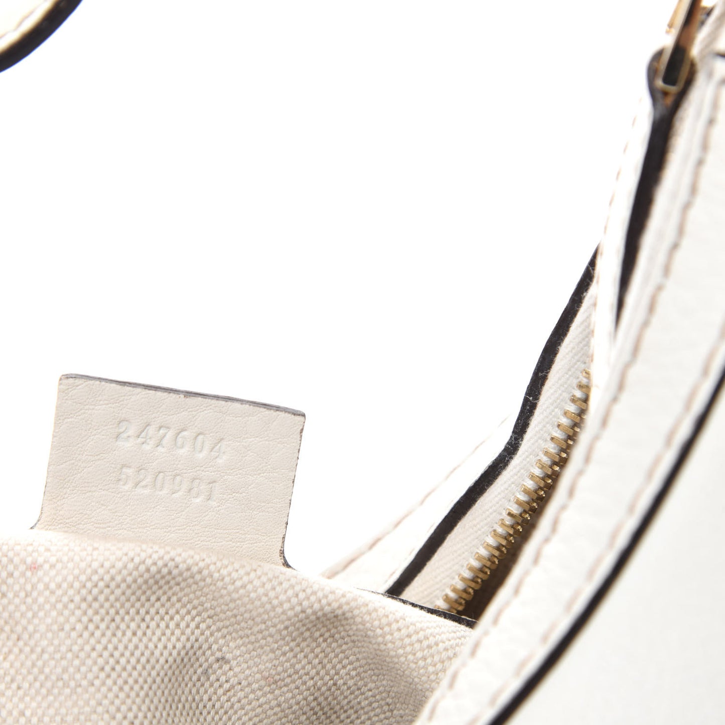 Calfskin Horsebit Web Hobo White