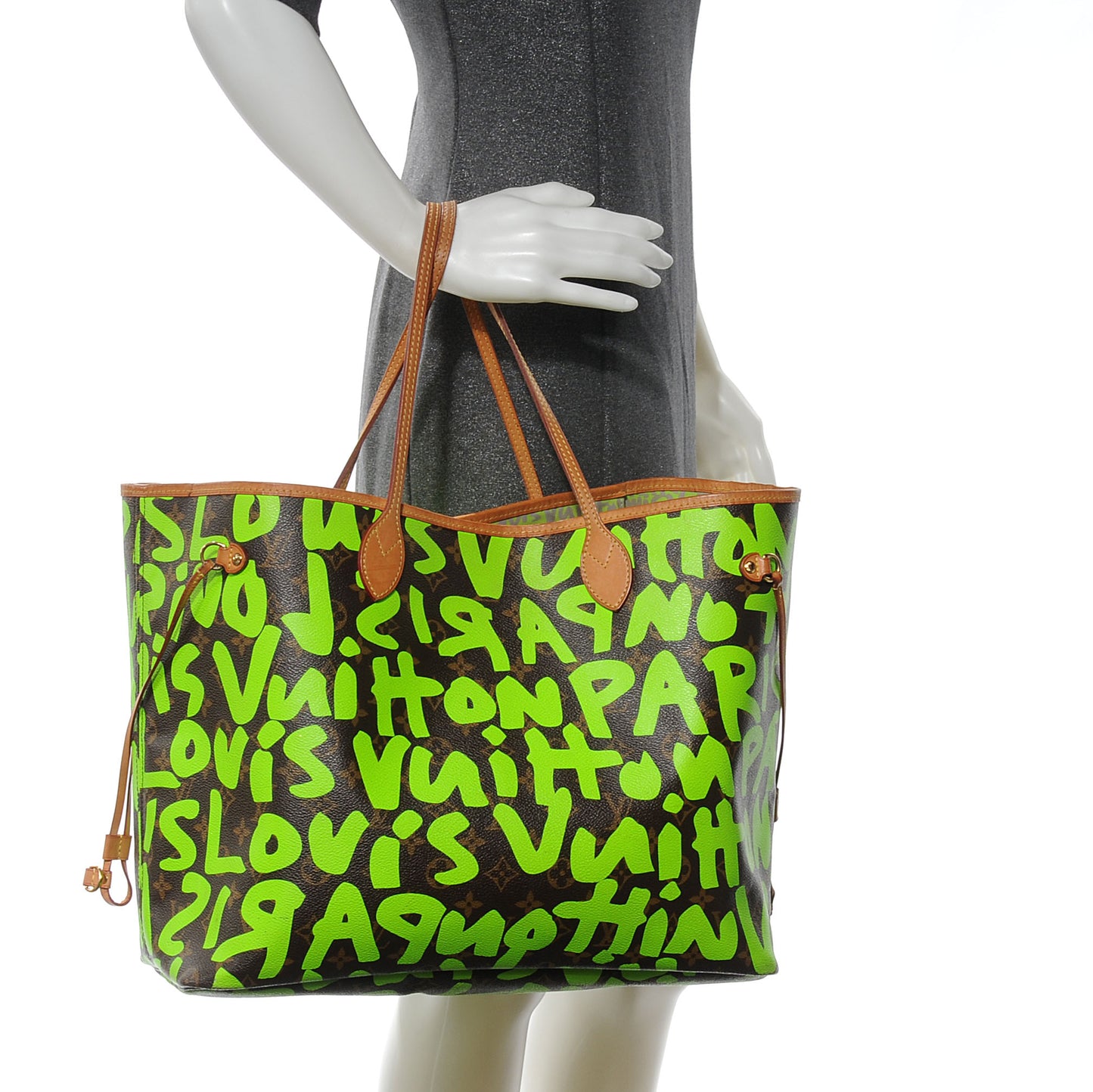 Monogram Graffiti Neverfull GM Green