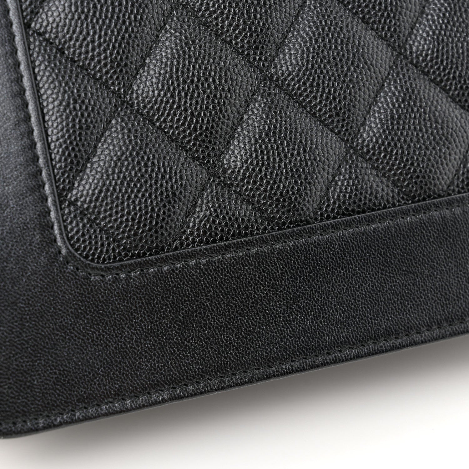 Chanel Caviar Quilted Vintage Mademoiselle Wallet On Chain WOC Black 13 of 14
