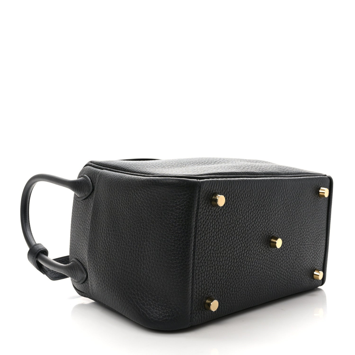 Hermes Taurillon Clemence Lindy 30 Black 4 of 10