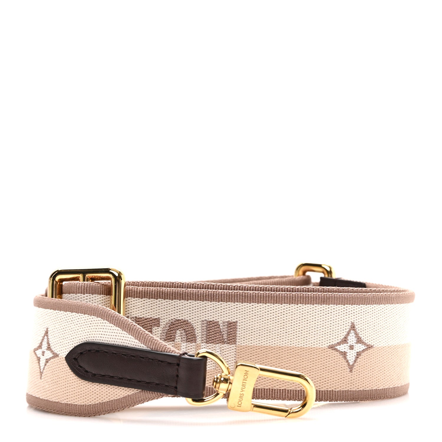 Louis Vuitton Jacquard Speedy Bandouliere 20 Shoulder Strap Beige Brown 1 of 3
