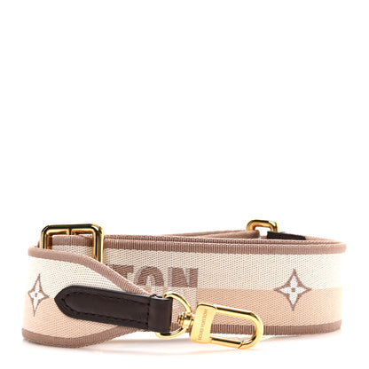 Louis Vuitton Jacquard Speedy Bandouliere 20 Shoulder Strap Beige Brown 1 of 3