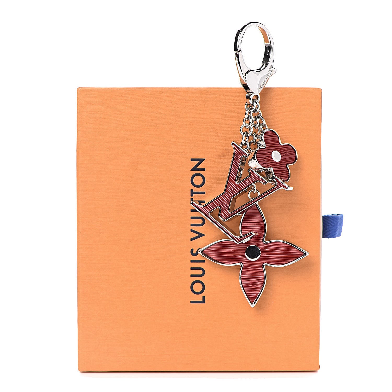Louis Vuitton Fleur d Epi Bag Charm Fuchsia 3 of 3
