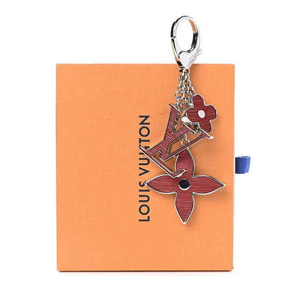 Louis Vuitton Fleur d Epi Bag Charm Fuchsia 3 of 3
