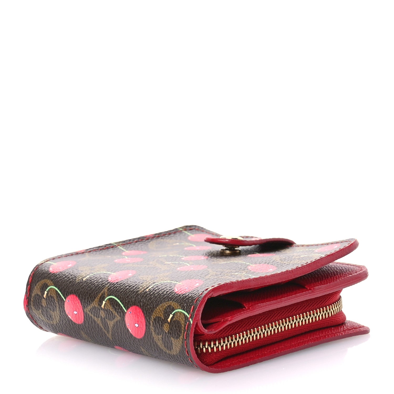 Louis Vuitton Monogram Cerises Compact Zippe Wallet 4 of 7