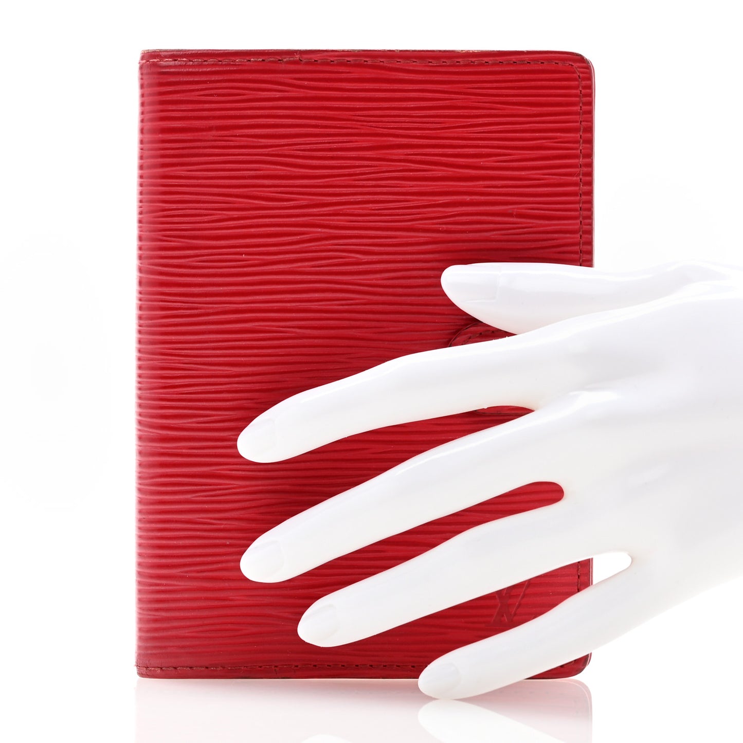 Epi Small Ring Agenda Cover Rouge