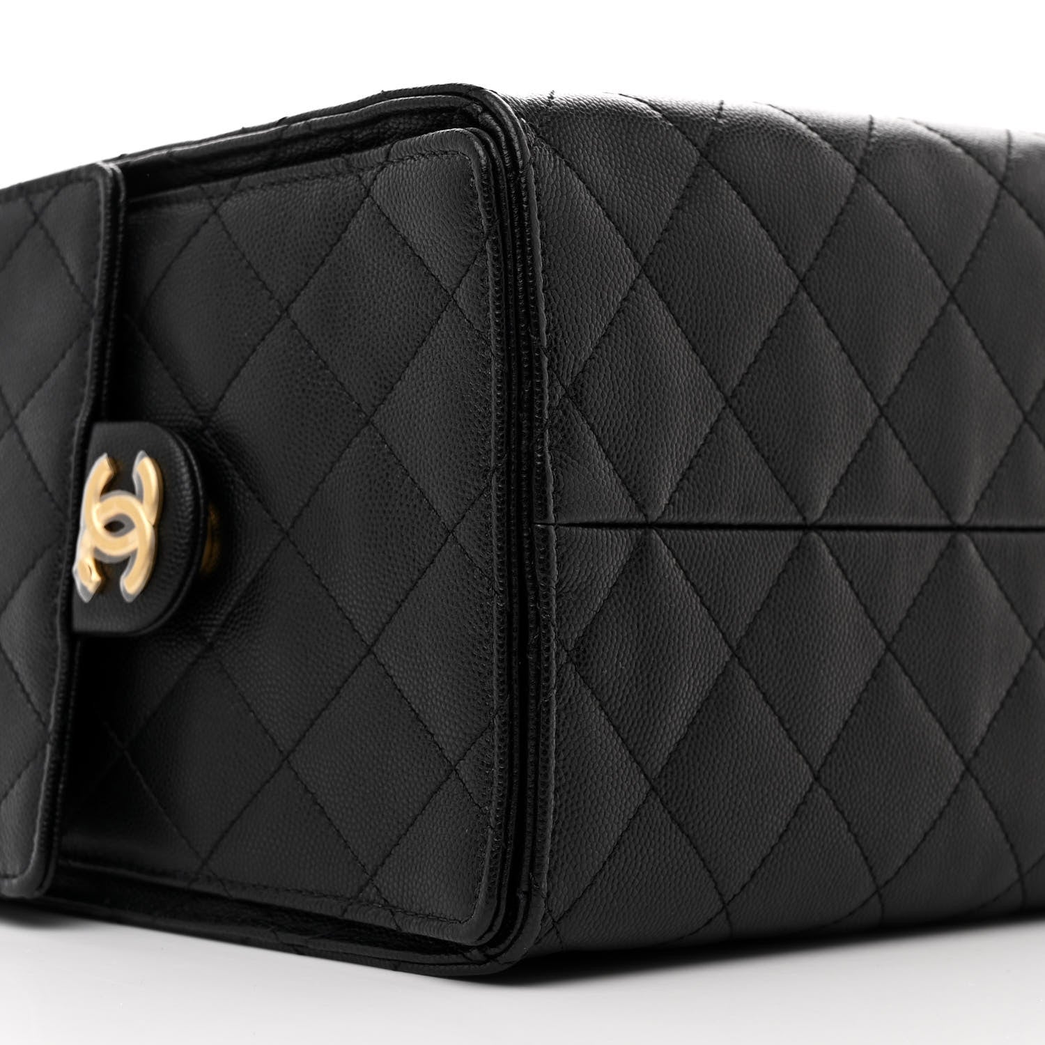 Chanel Caviar Quilted Medium Chanel 25 Handbag Black 11 of 13