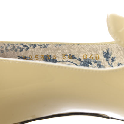 Gucci Vernice GG Victoire 55mm Loafer Pumps 38 Sand Storm 9 of 10