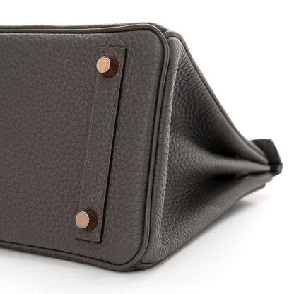 Hermes Togo Birkin 25 Etain 10 of 15