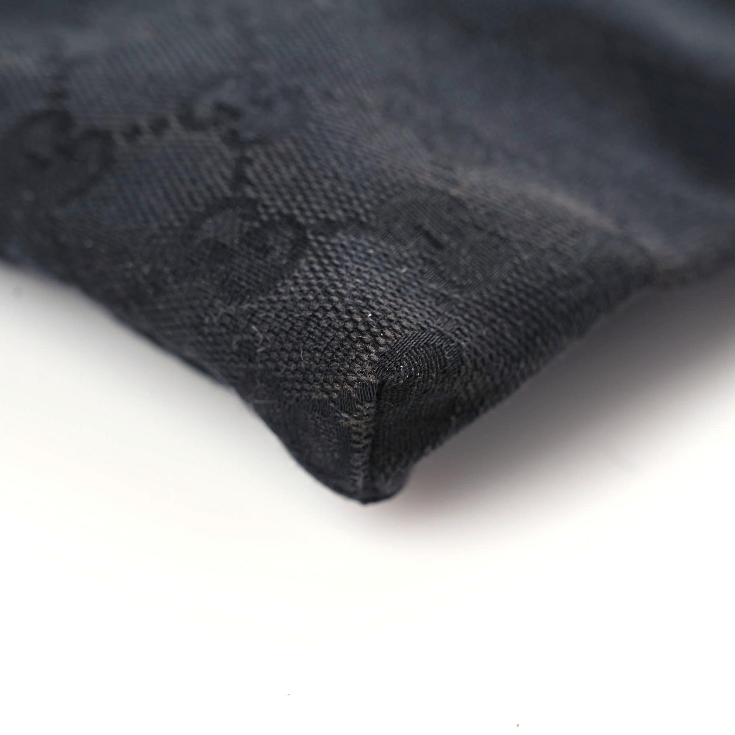 GG Monogram Double Pocket Belt Bag Black