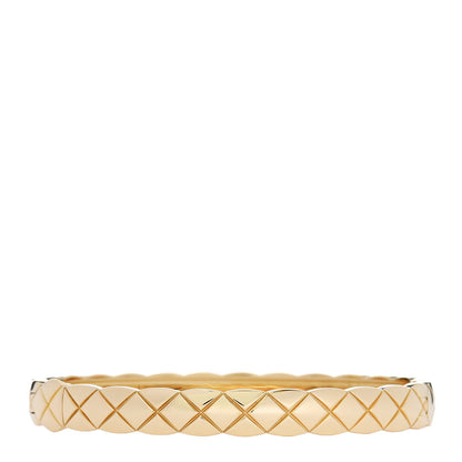 Chanel 18K Yellow Gold Coco Crush Bangle Bracelet S 3 of 5