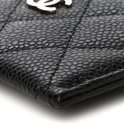 Chanel Caviar Quilted Card Holder Black 10 of 11
