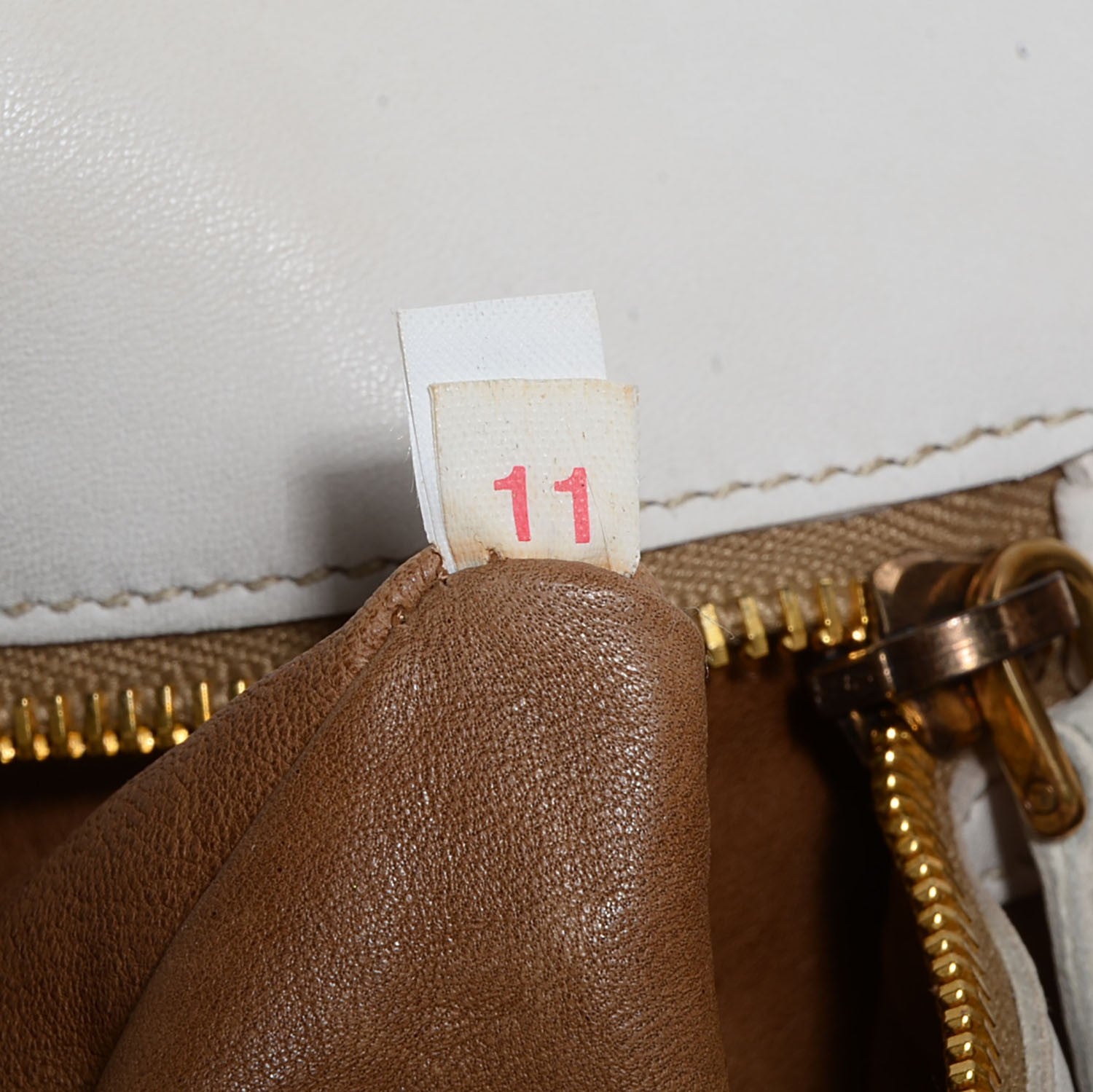 Prada Nappa Aviator Shopping Tote Talco 8 of 9