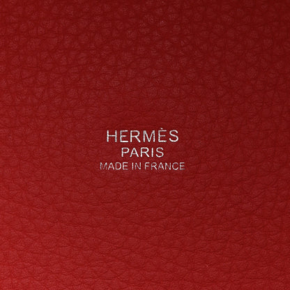 Hermes Taurillon Clemence Picotin Lock 26 GM Sanguine 6 of 10