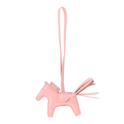 Hermes Milo Lambskin Grigri Rodeo Pegase Horse Bag Charm PM Rose Sakura 1 of 4