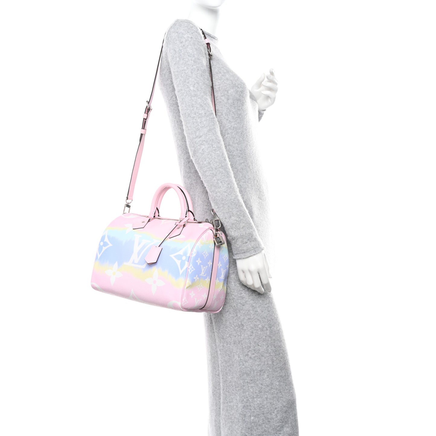 Monogram Escale Speedy Bandouliere 30 Pastel
