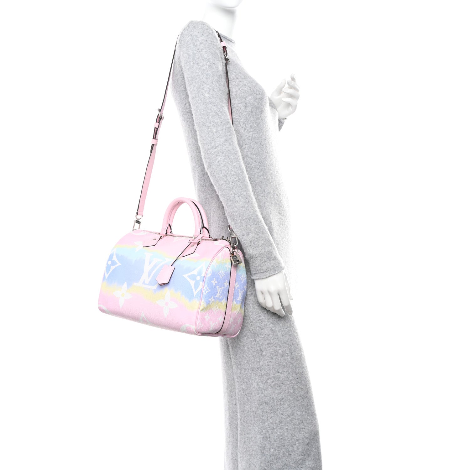Louis Vuitton Monogram Escale Speedy Bandouliere 30 Pastel 2 of 13