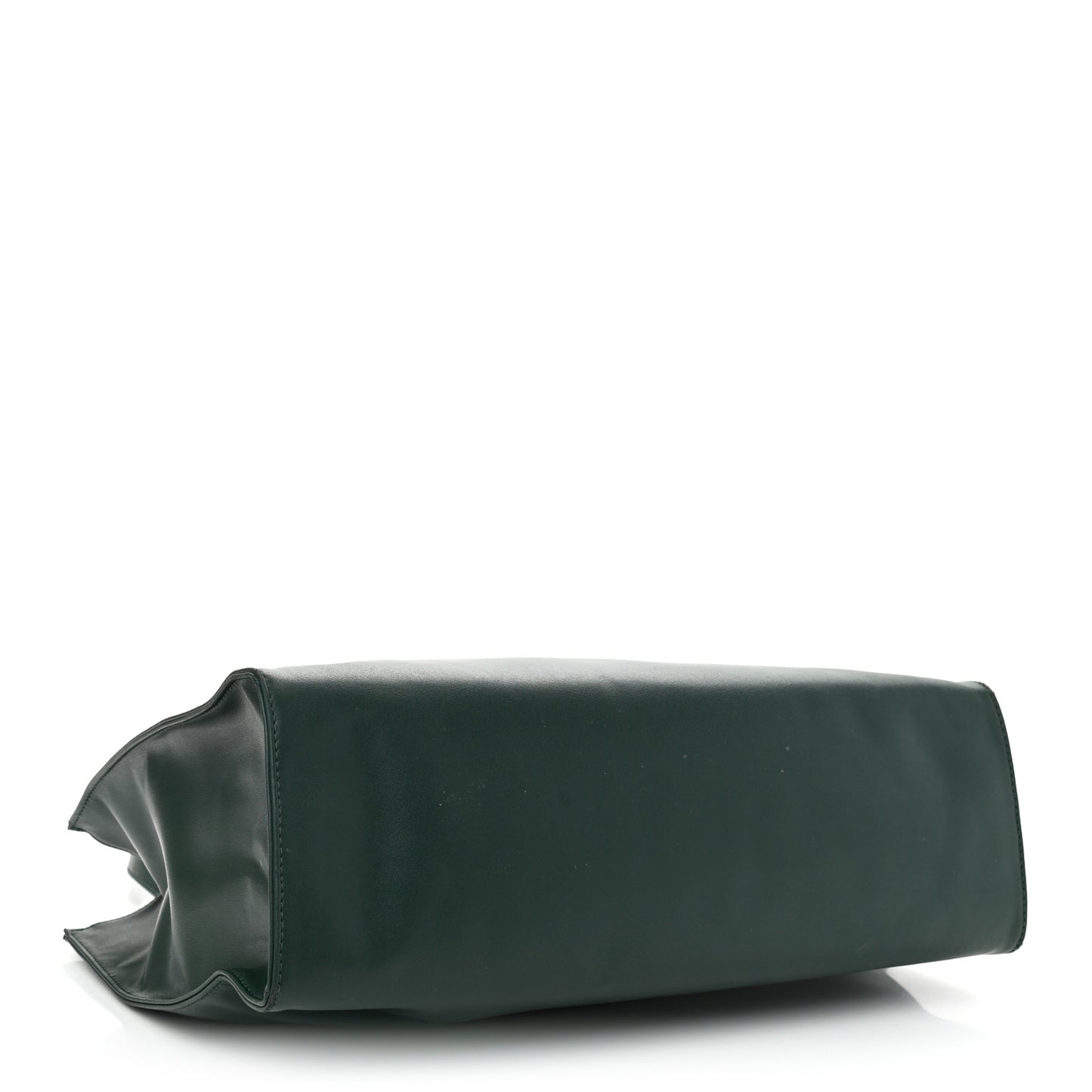 Vegan Leather Medium Shopping Bag Dark Olive