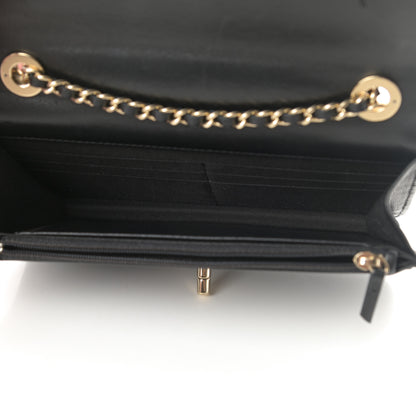 Chanel Lambskin Quilted Trendy CC Wallet On Chain WOC Black 5 of 15