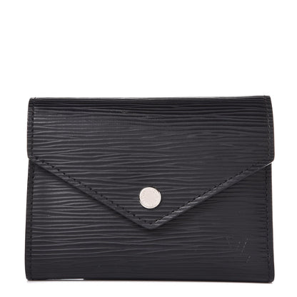 Louis Vuitton Epi Victorine Wallet Black 1 of 8