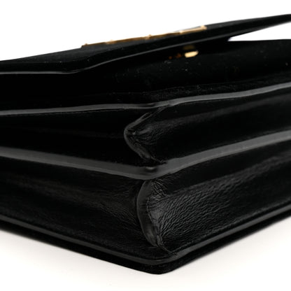 Saint Laurent Velvet Small Monogram Sunset Black 8 of 11