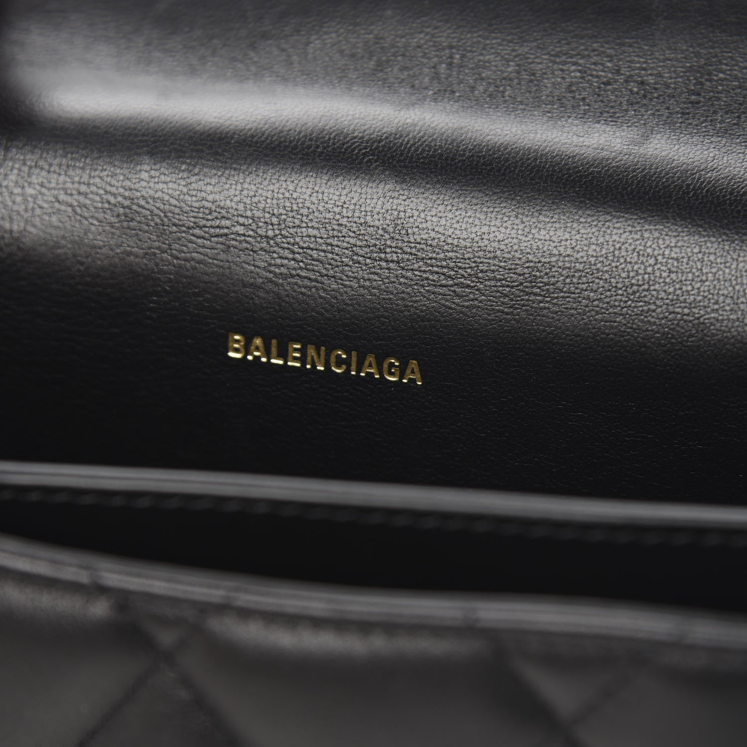 Balenciaga Nappa Calfskin Quilted XS Sharp Belt Bag Black 5 of 8