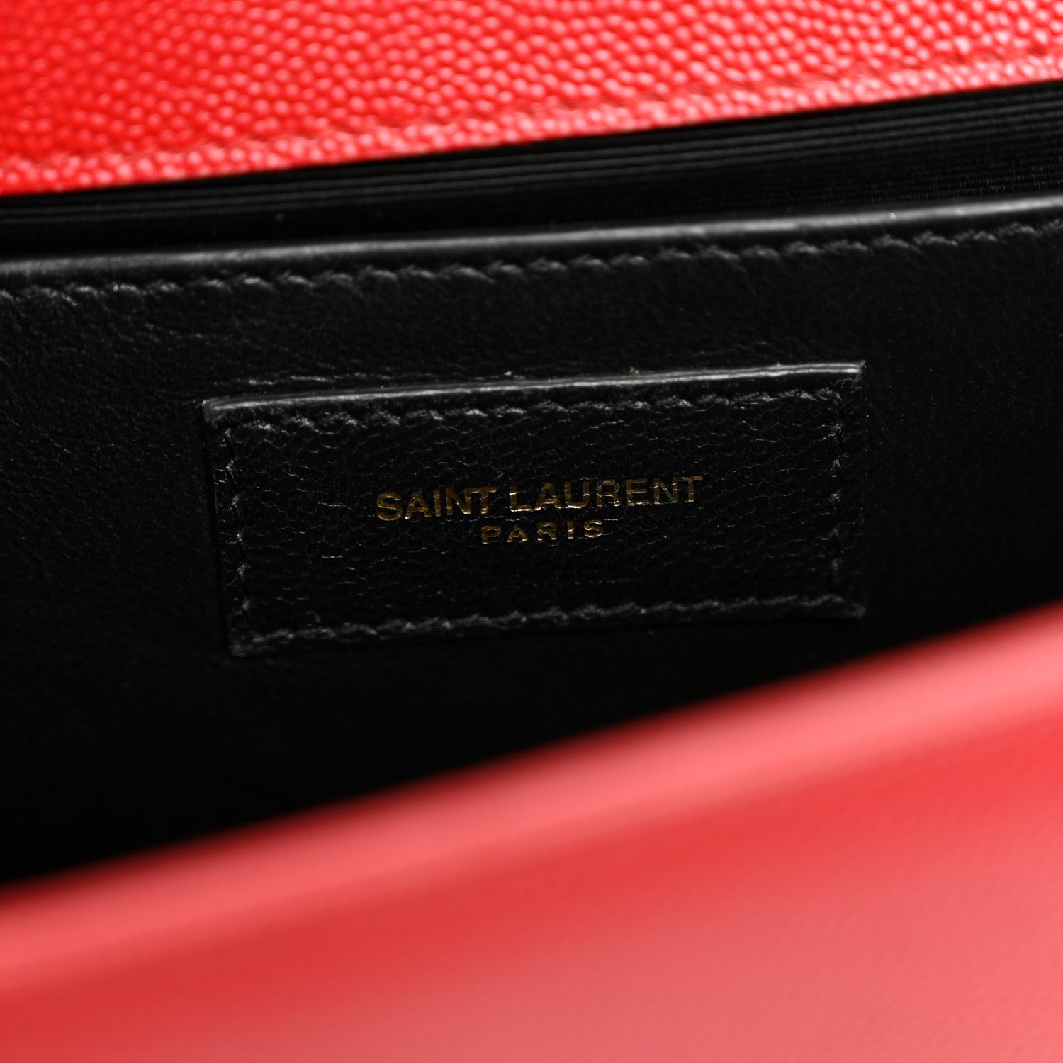 Saint Laurent Grain De Poudre Medium Classic Monogram Kate Tassel Satchel Rouge Eros 6 of 9