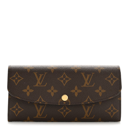 Louis Vuitton Monogram Emilie Wallet Rose Ballerine 1 of 10