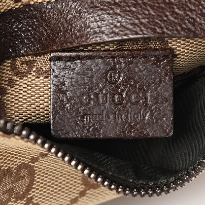 Gucci GG Monogram Double Pocket Belt Bag Dark Brown 5 of 6