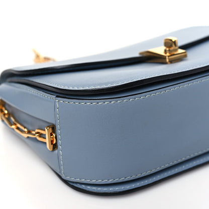 Valentino Garavani Vitello Chain Flap Bag Aqua 8 of 10