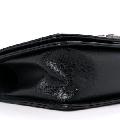 Chanel Caviar Quilted Medium Boy Flap Black 8 of 12