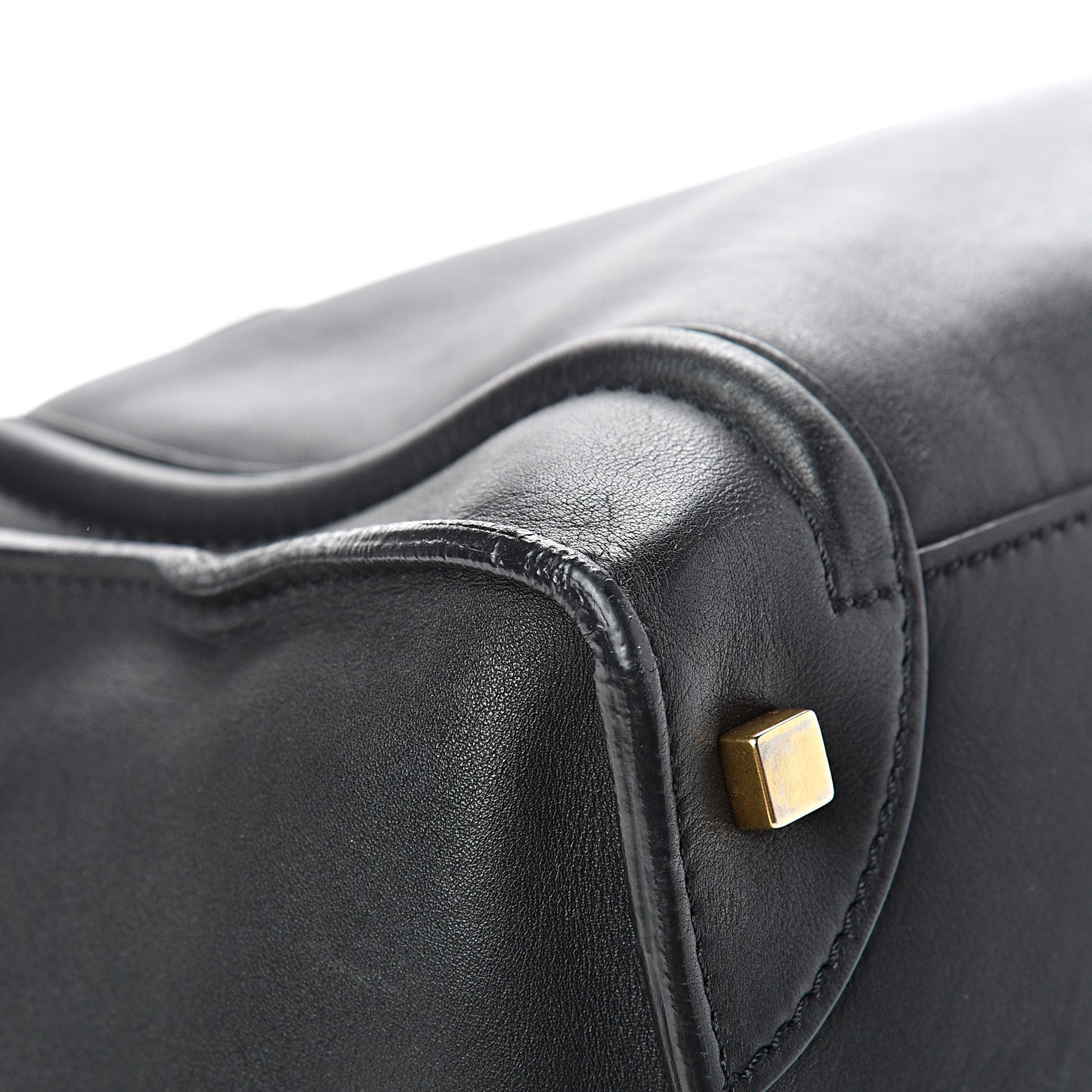 Smooth Calfskin Mini Luggage Black
