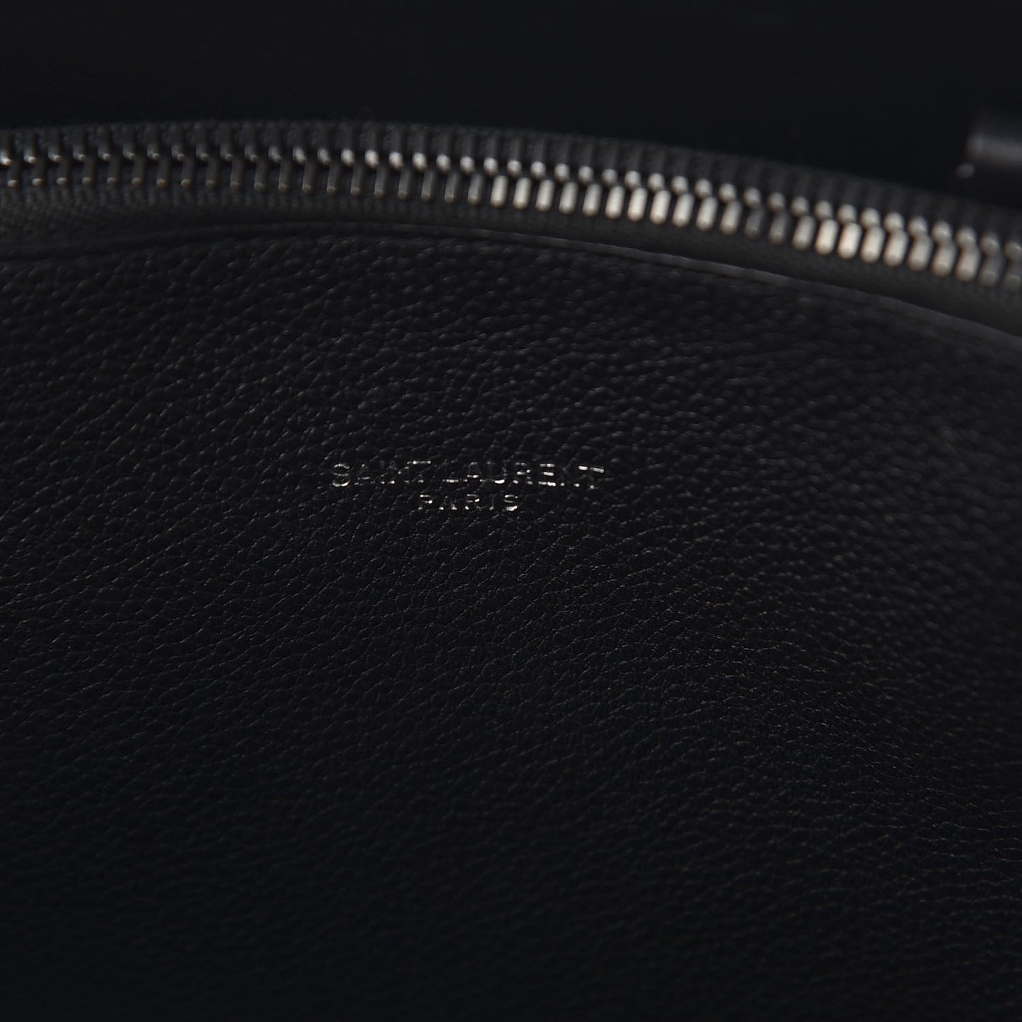 Grained Calfskin Large Sac De Jour Carryall Black