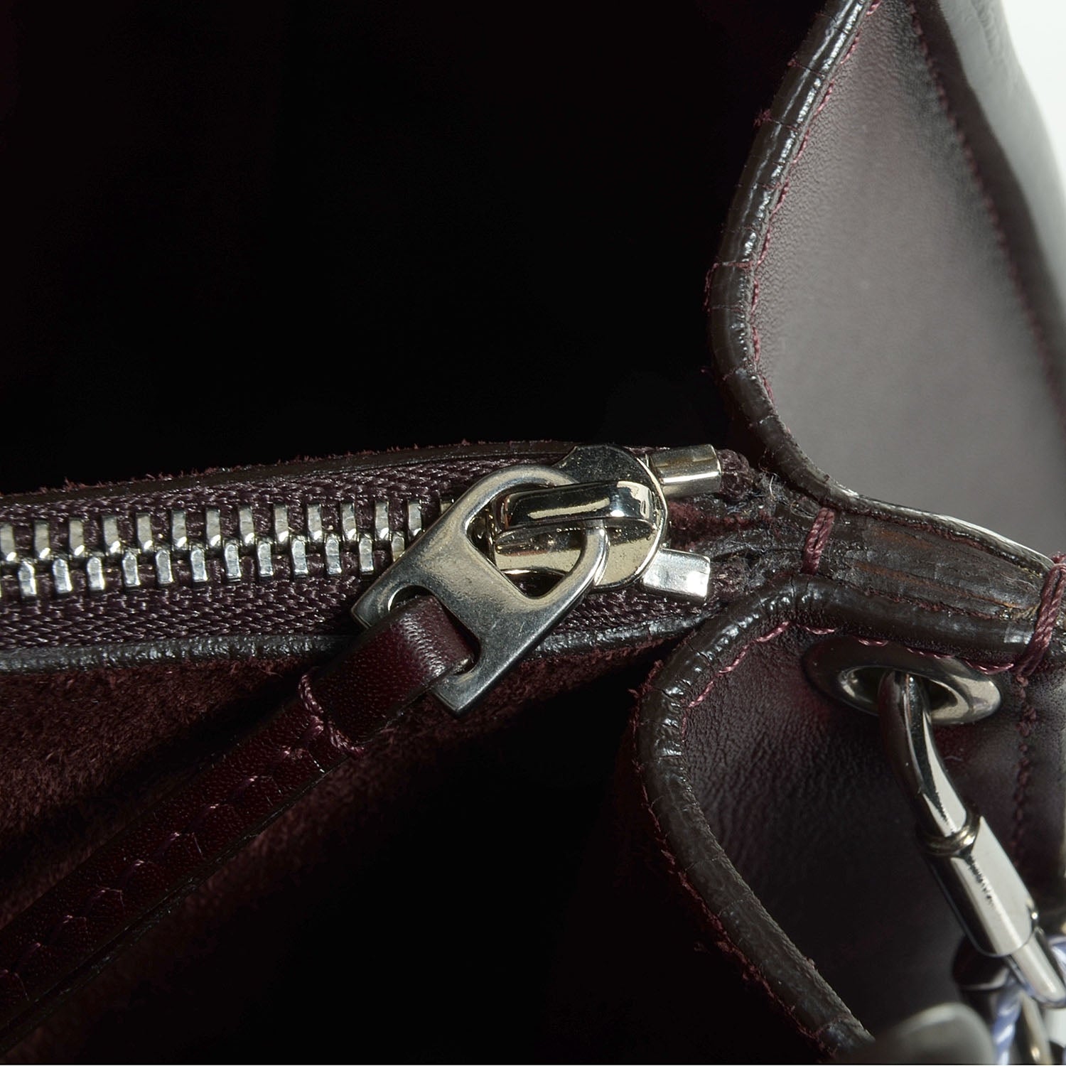 Celine Smooth Calfskin New Shoulder Bag Burgundy 9 of 10