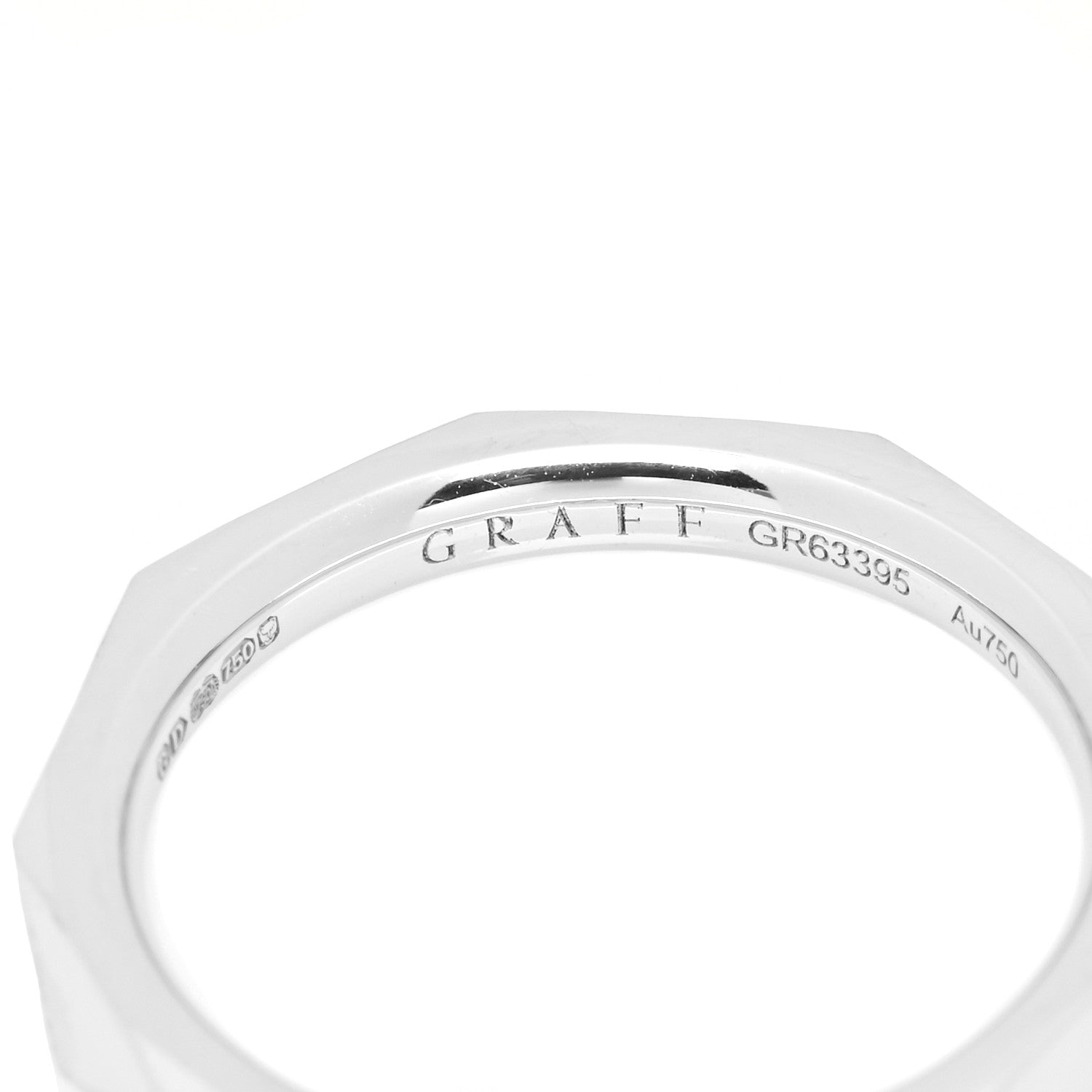 Graff 18K White Gold 2.3mm Laurence Graff Signature Wedding Band