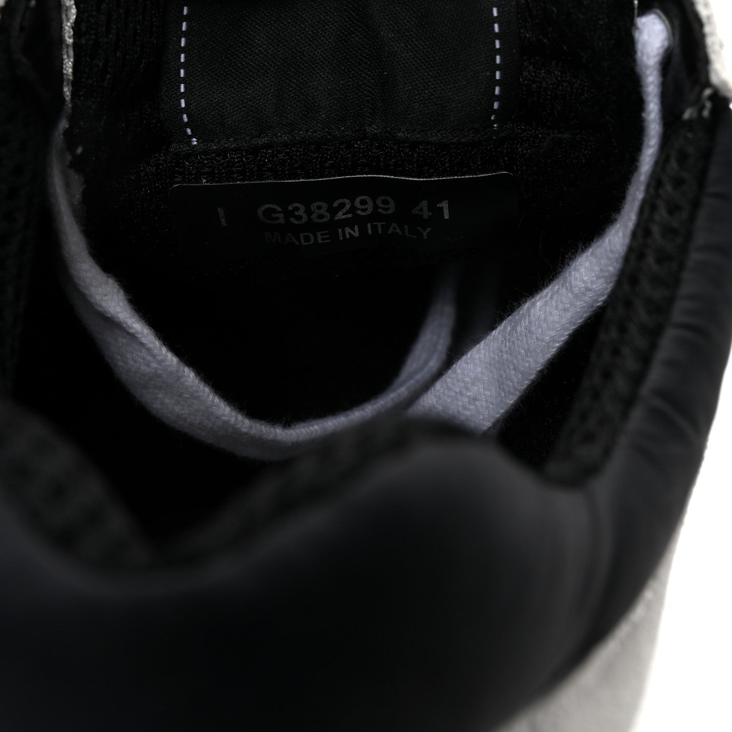 Chanel Mesh Suede Grained Calfskin Womens CC Sneakers 41 White Black 9 of 9