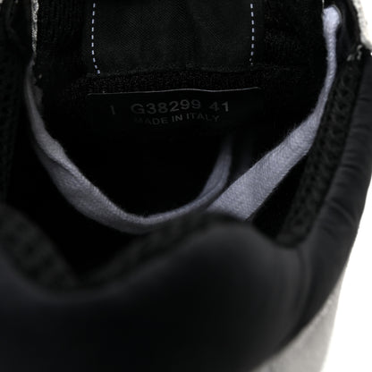 Chanel Mesh Suede Grained Calfskin Womens CC Sneakers 41 White Black 9 of 9
