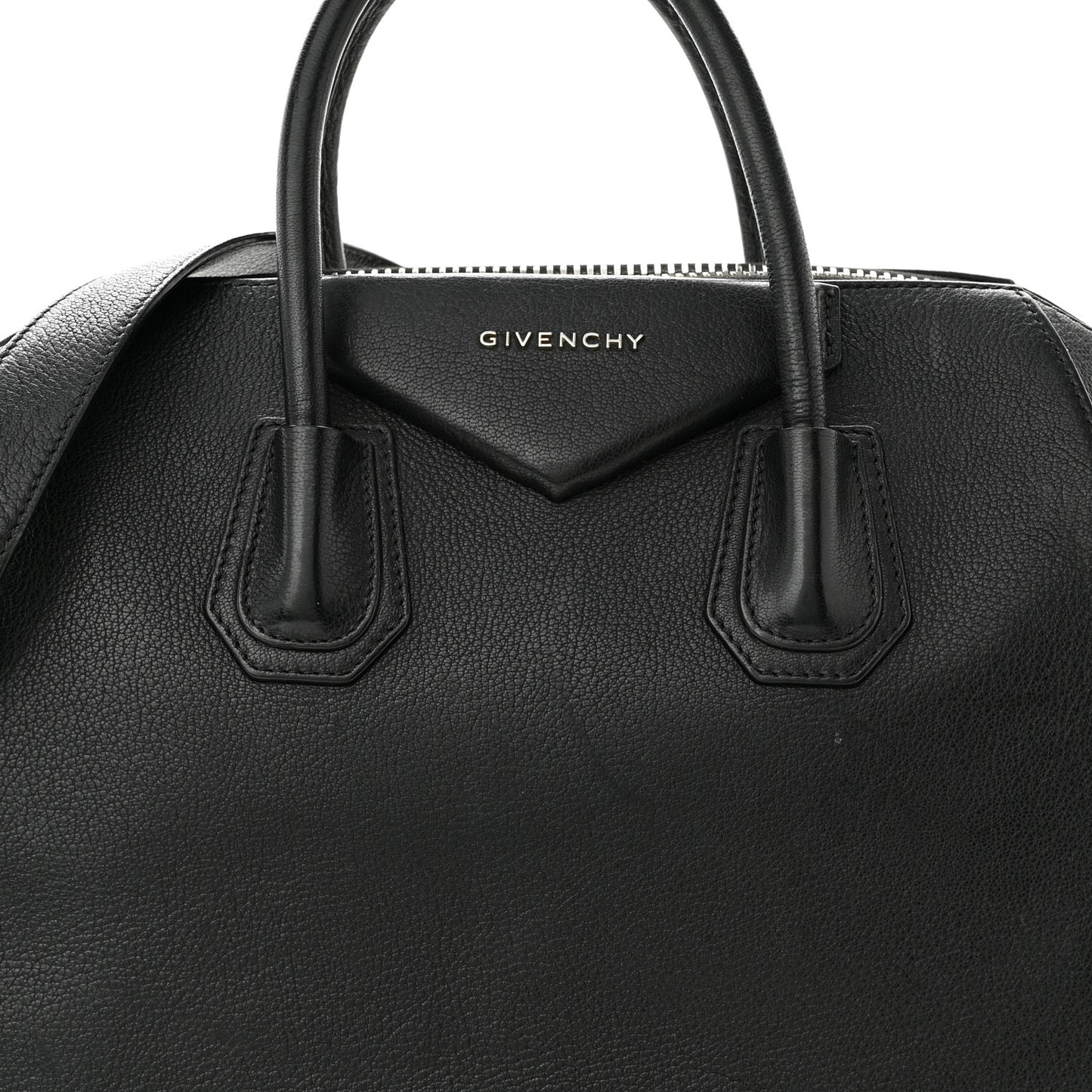 Sugar Goatskin Medium Antigona Black