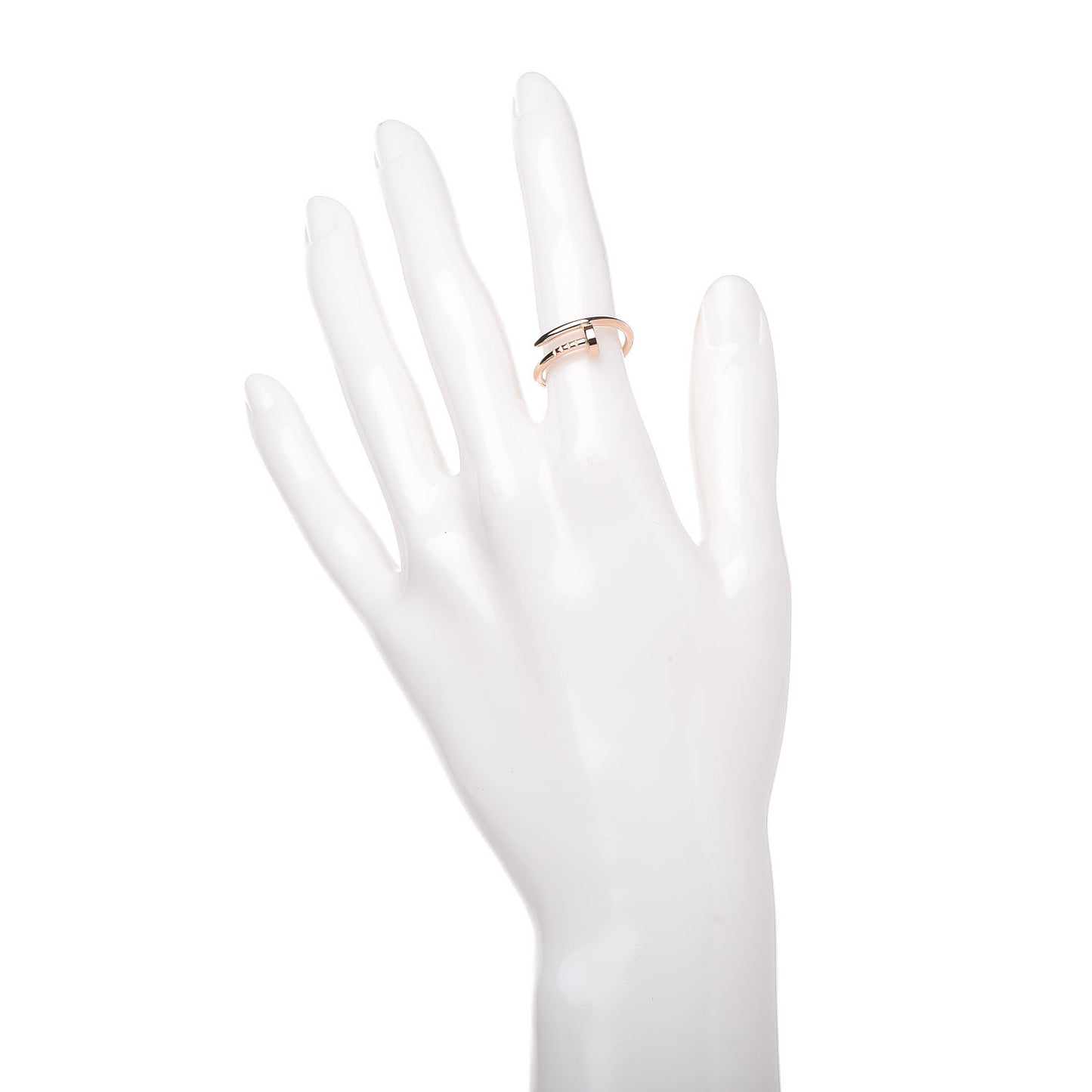 18K Pink Gold Small Juste Un Clou Ring 50 5.25