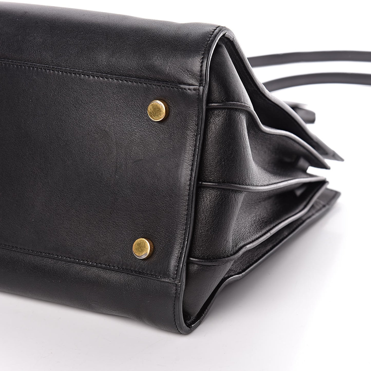 Calfskin Small Sac De Jour Black