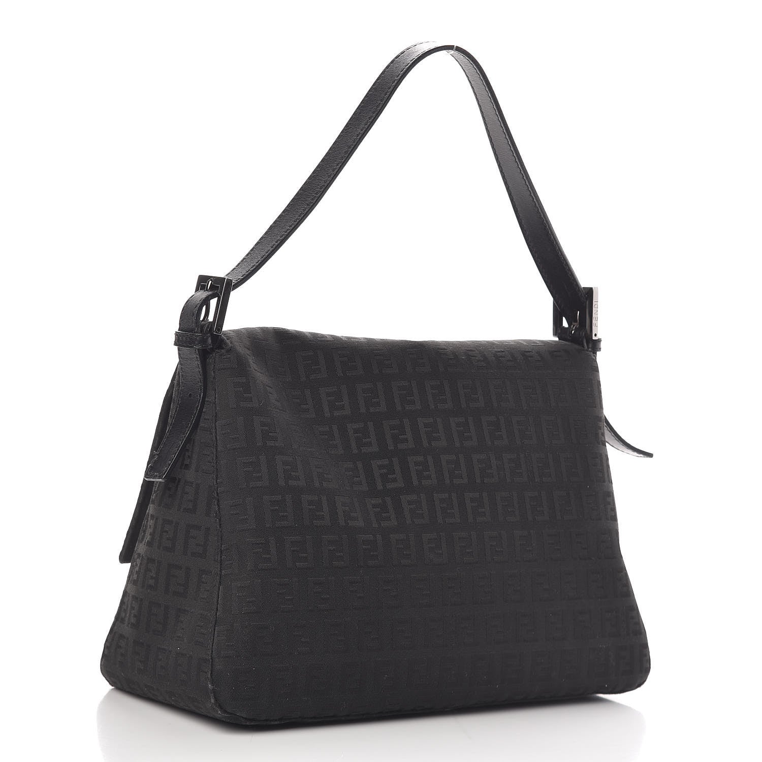 Fendi Zucchino Mama Baguette Black 3 of 15