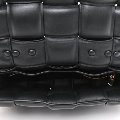 Bottega Veneta Lambskin Maxi Intreccio Padded Chain Cassette Crossbody Bag Black 4 of 4