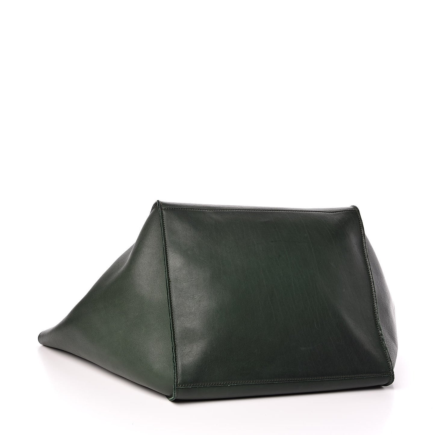 Smooth Calfskin Medium Big Bag Dark Green