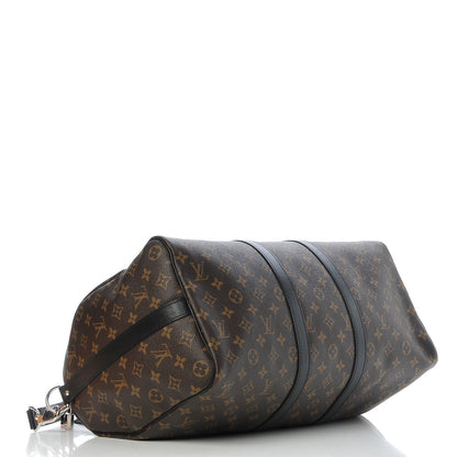 Louis Vuitton Monogram Macassar Keepall Bandouliere 45 5 of 10