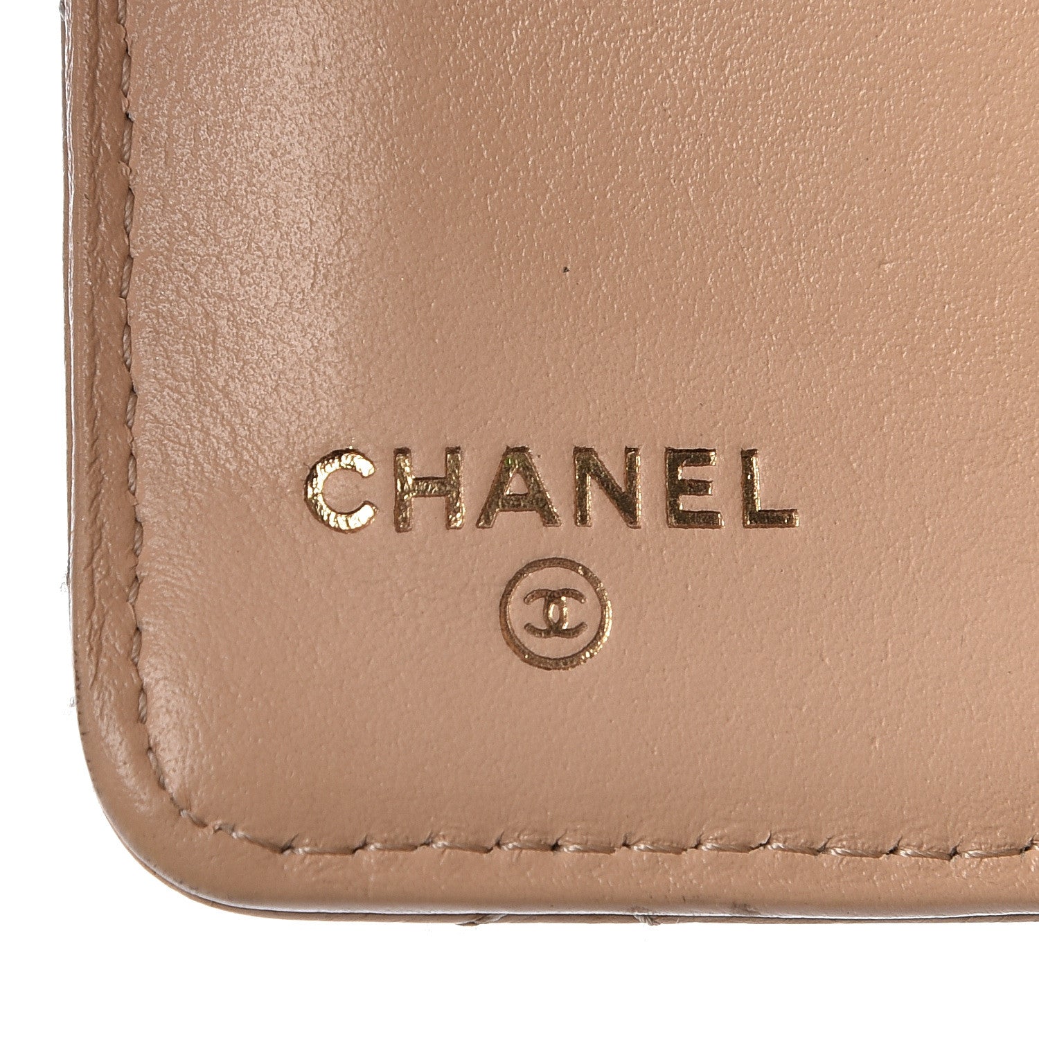 Chanel Caviar Quilted Zipped Pocket Wallet Beige 6 of 21