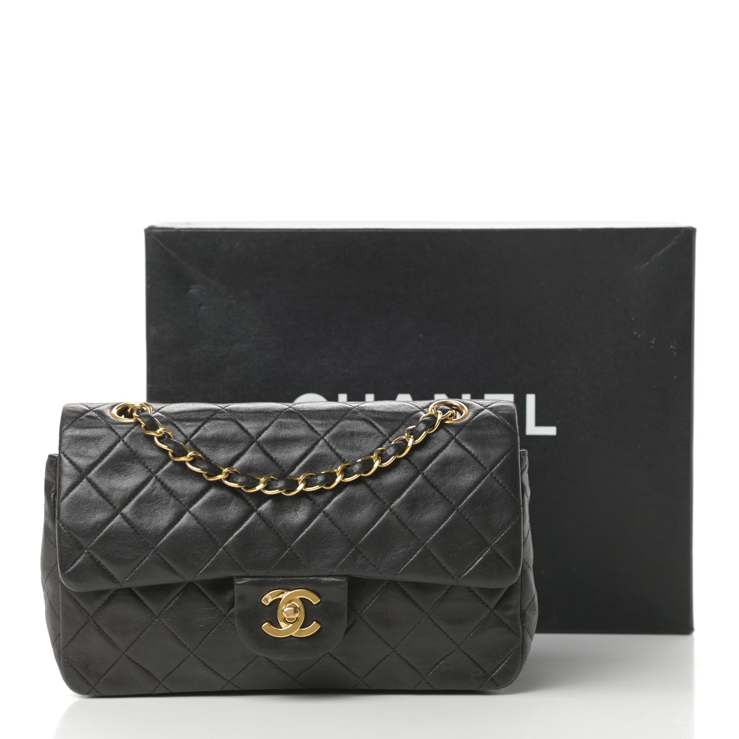Chanel Lambskin Quilted Small Double Flap Black 20 of 20