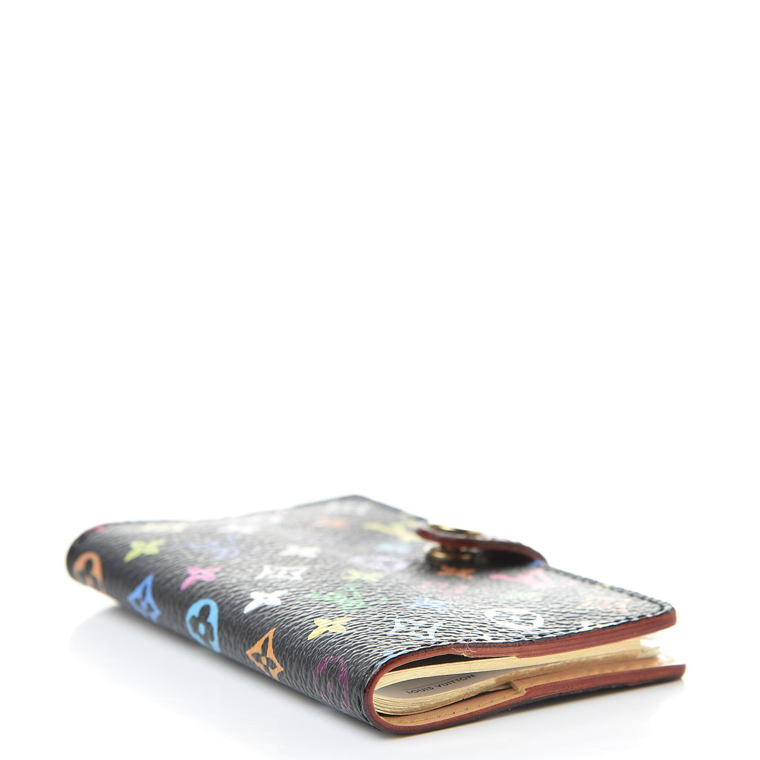 Louis Vuitton Monogram Multicolor Carnet de Bal Mini Agenda Cover Black 4 of 8