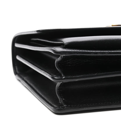 Saint Laurent Calfskin Medium Monogram Sunset Black 8 of 9